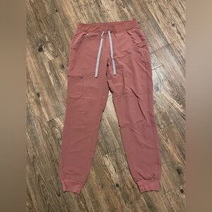 Figs S Mauve Zamora Jogger Scrub Pants